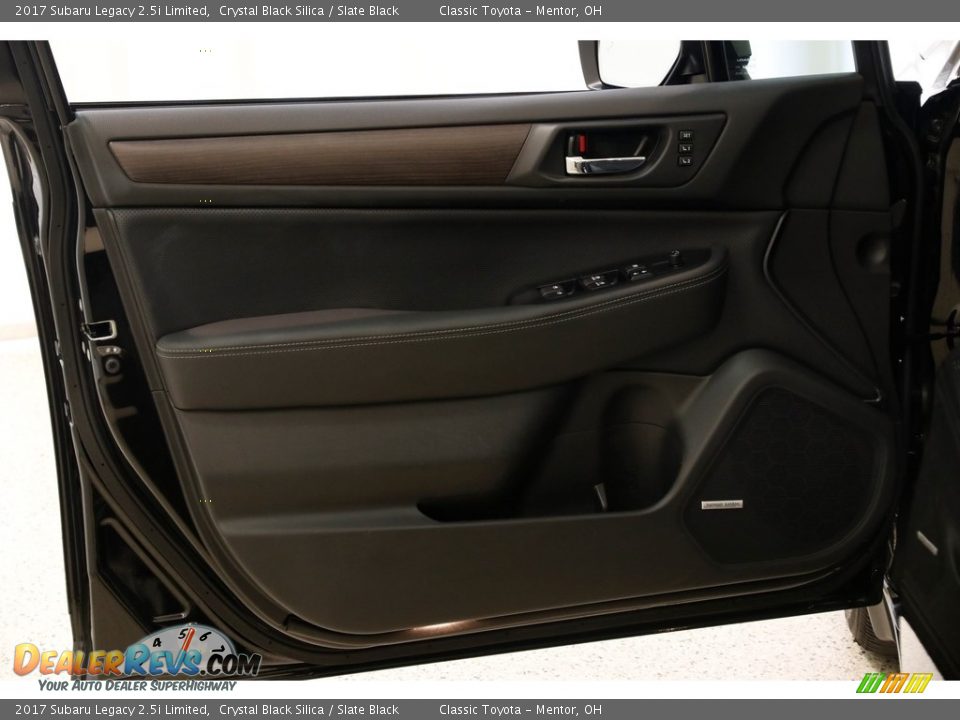 2017 Subaru Legacy 2.5i Limited Crystal Black Silica / Slate Black Photo #4