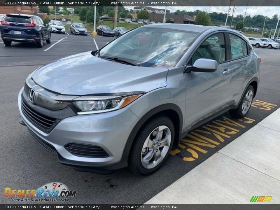 2019 Honda HR-V LX AWD Lunar Silver Metallic / Gray Photo #4