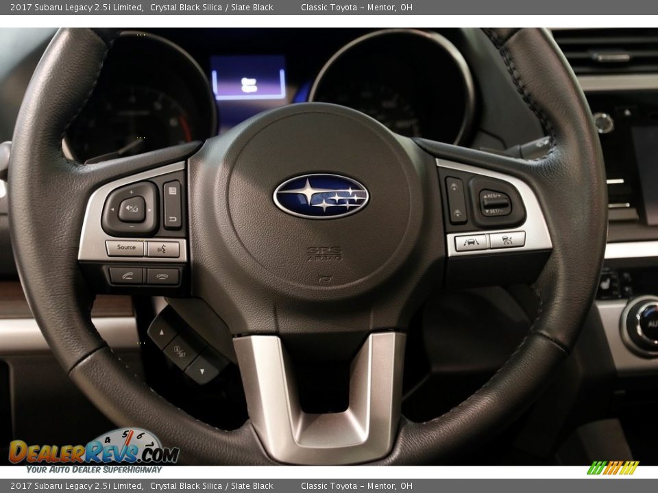 2017 Subaru Legacy 2.5i Limited Crystal Black Silica / Slate Black Photo #7