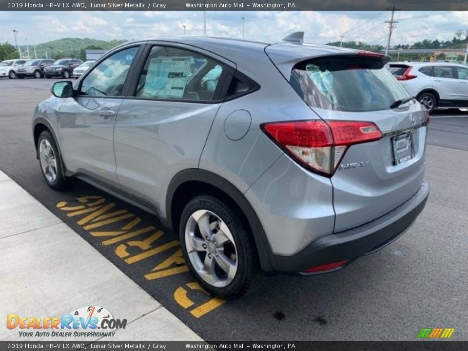 2019 Honda HR-V LX AWD Lunar Silver Metallic / Gray Photo #5