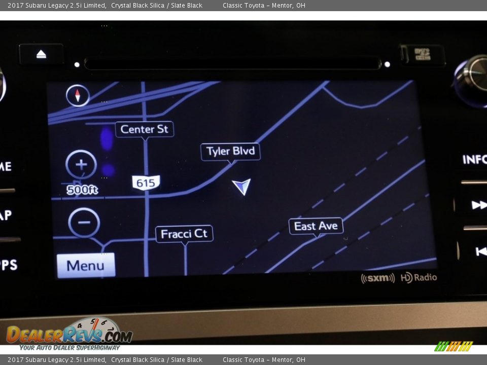 2017 Subaru Legacy 2.5i Limited Crystal Black Silica / Slate Black Photo #11