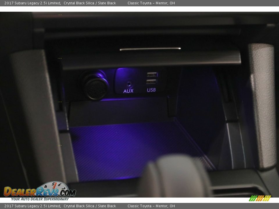 2017 Subaru Legacy 2.5i Limited Crystal Black Silica / Slate Black Photo #15