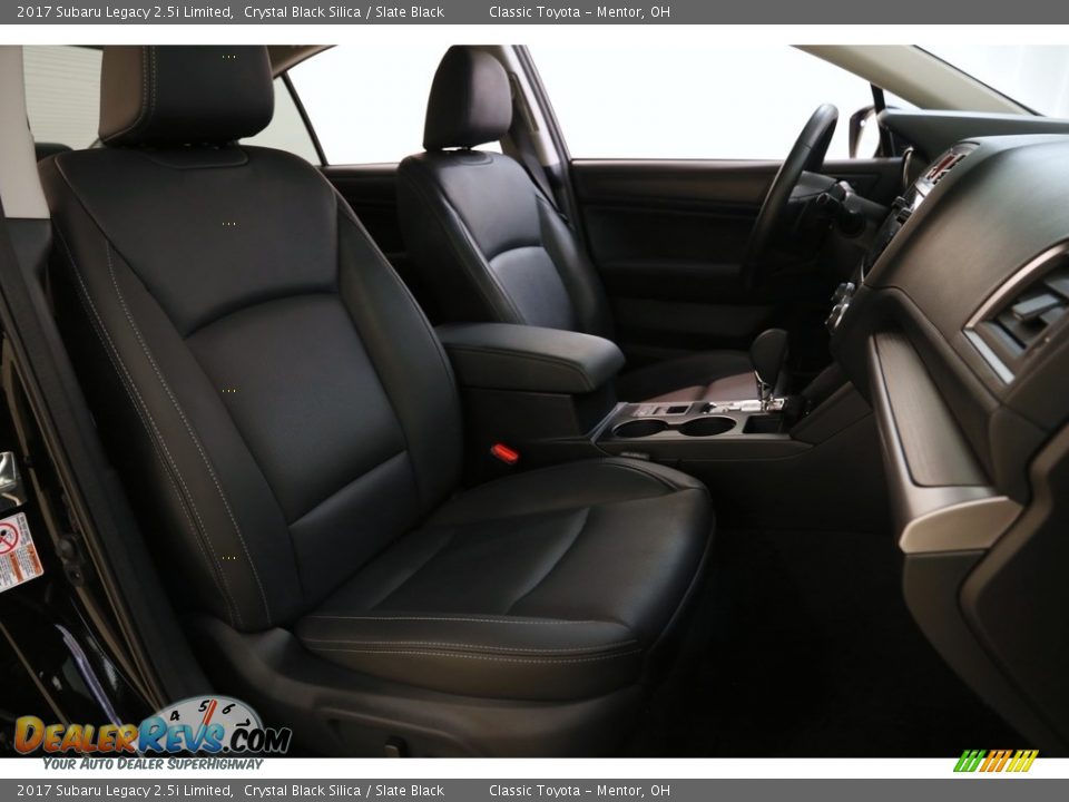 2017 Subaru Legacy 2.5i Limited Crystal Black Silica / Slate Black Photo #16