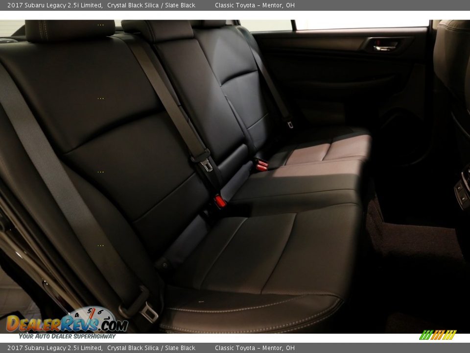 2017 Subaru Legacy 2.5i Limited Crystal Black Silica / Slate Black Photo #17