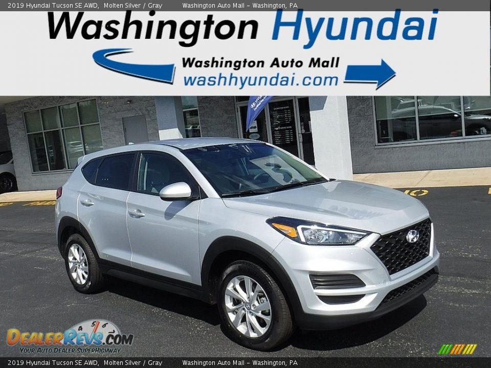 2019 Hyundai Tucson SE AWD Molten Silver / Gray Photo #1