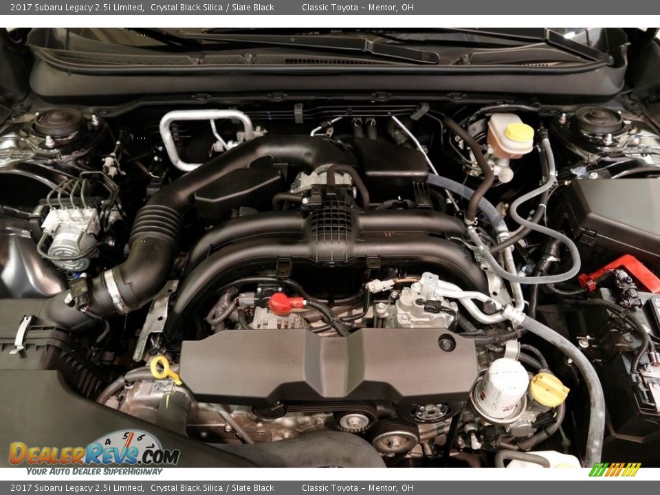 2017 Subaru Legacy 2.5i Limited Crystal Black Silica / Slate Black Photo #20
