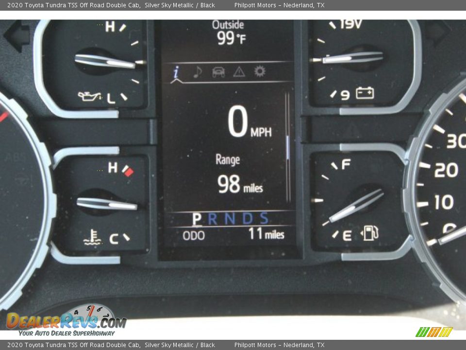 2020 Toyota Tundra TSS Off Road Double Cab Gauges Photo #15