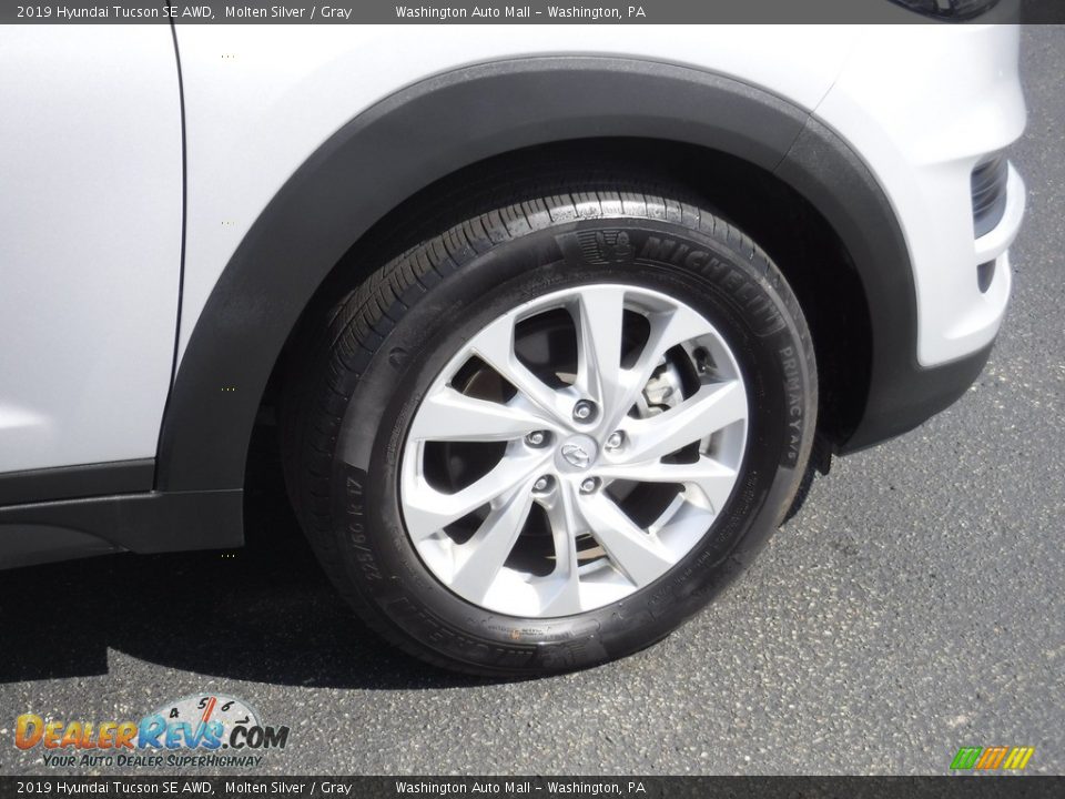 2019 Hyundai Tucson SE AWD Molten Silver / Gray Photo #3