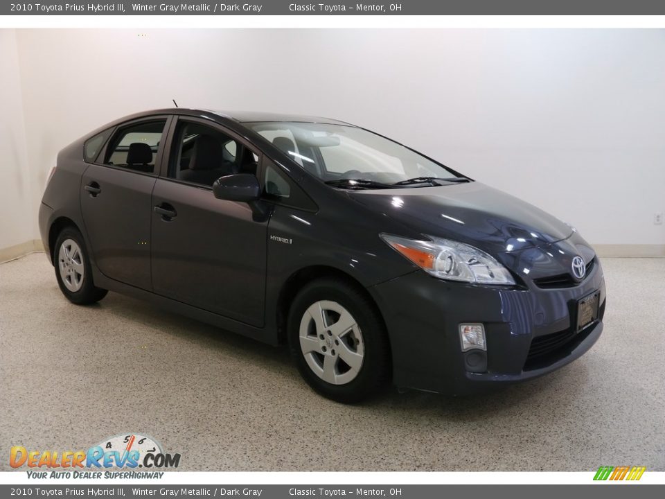 2010 Toyota Prius Hybrid III Winter Gray Metallic / Dark Gray Photo #1