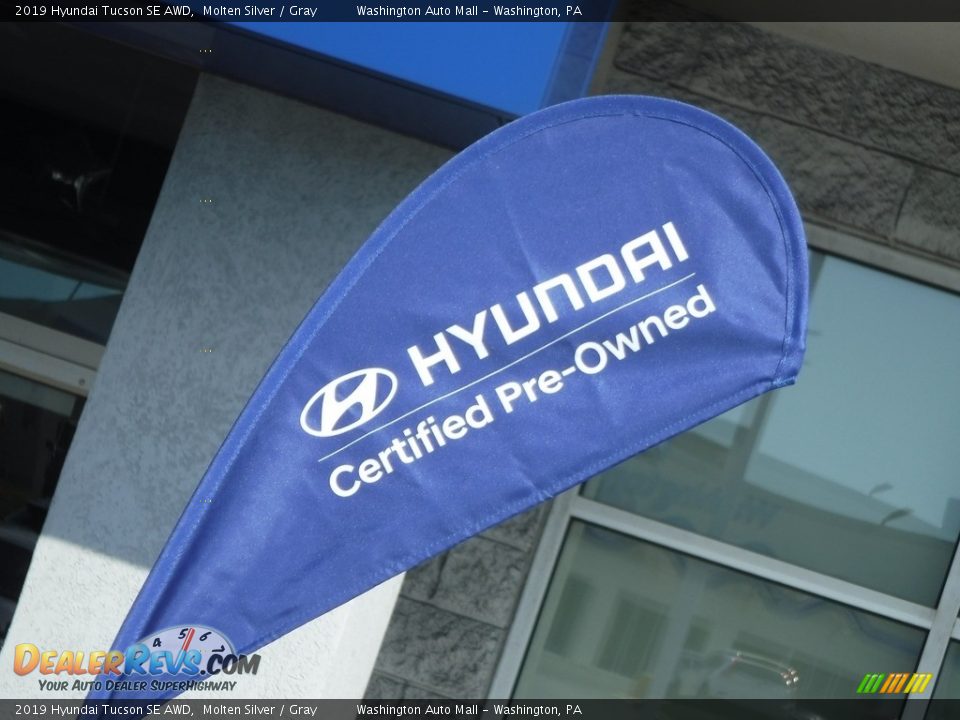 2019 Hyundai Tucson SE AWD Molten Silver / Gray Photo #4