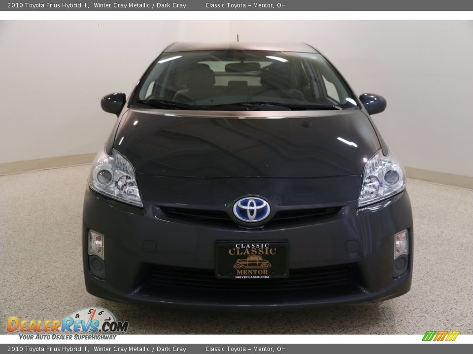 2010 Toyota Prius Hybrid III Winter Gray Metallic / Dark Gray Photo #2