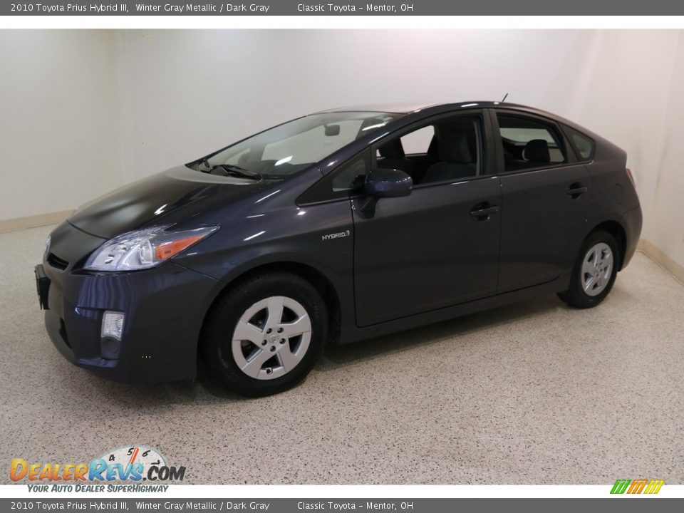 2010 Toyota Prius Hybrid III Winter Gray Metallic / Dark Gray Photo #3