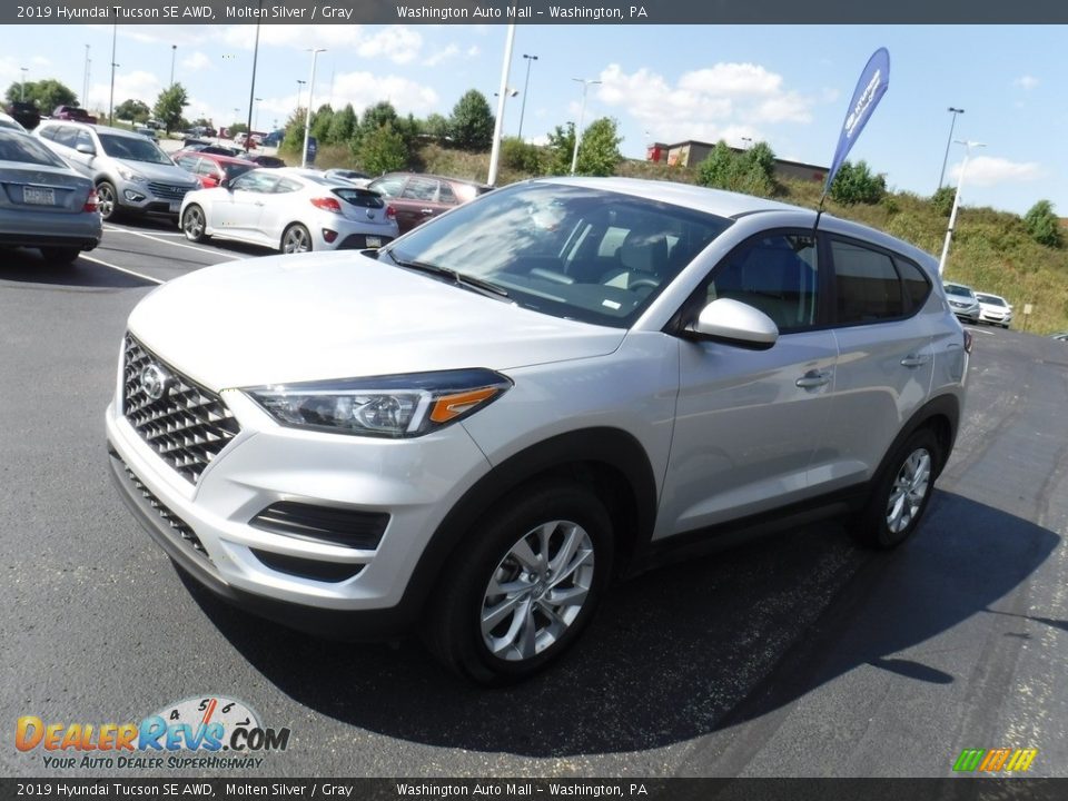 2019 Hyundai Tucson SE AWD Molten Silver / Gray Photo #6