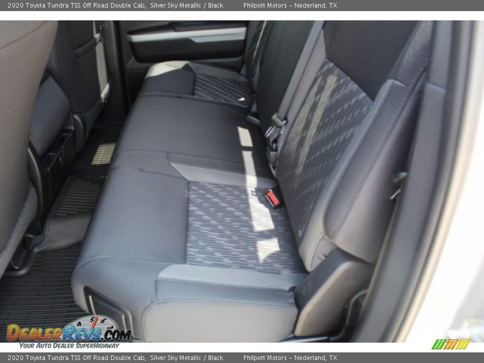Rear Seat of 2020 Toyota Tundra TSS Off Road Double Cab Photo #20