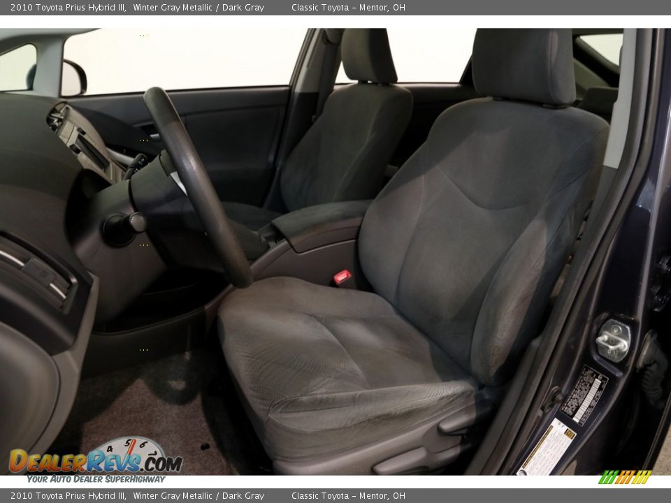 2010 Toyota Prius Hybrid III Winter Gray Metallic / Dark Gray Photo #5