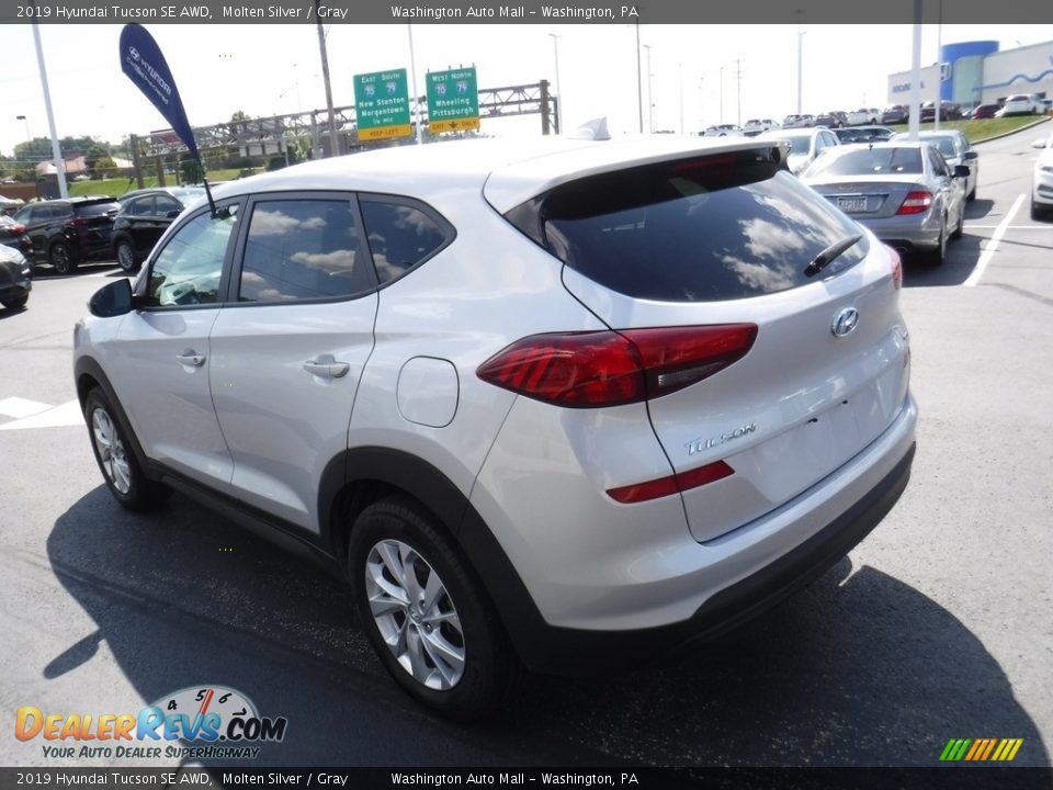 2019 Hyundai Tucson SE AWD Molten Silver / Gray Photo #8