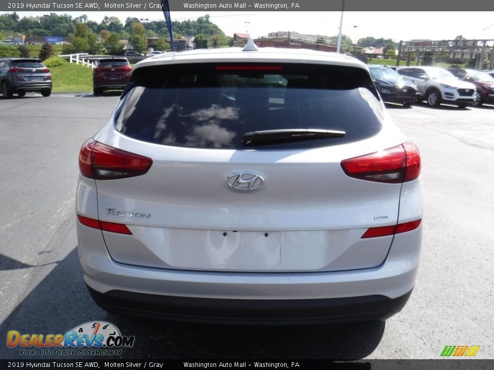 2019 Hyundai Tucson SE AWD Molten Silver / Gray Photo #9