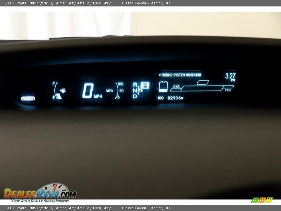 2010 Toyota Prius Hybrid III Winter Gray Metallic / Dark Gray Photo #8