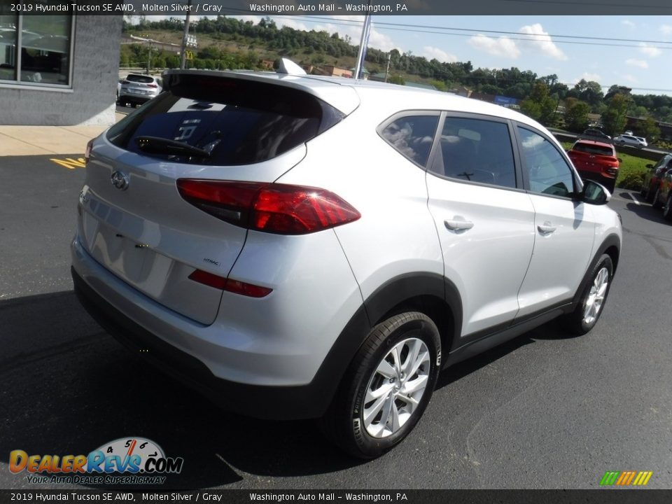 2019 Hyundai Tucson SE AWD Molten Silver / Gray Photo #10