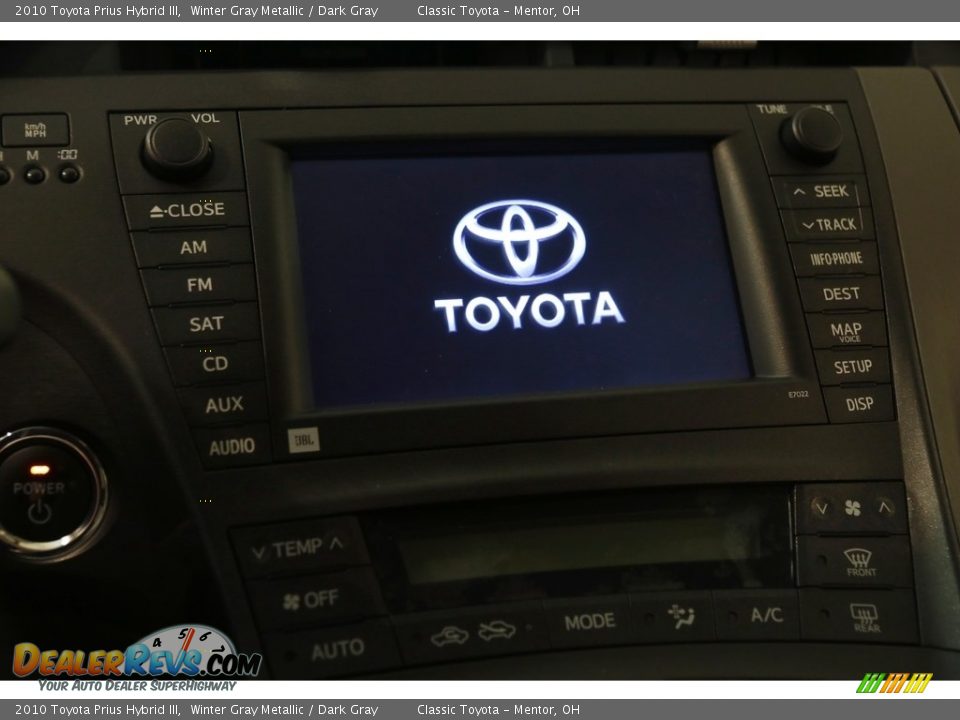 2010 Toyota Prius Hybrid III Winter Gray Metallic / Dark Gray Photo #9