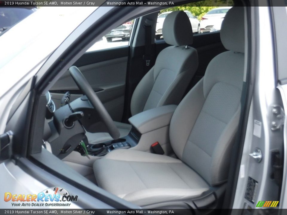 2019 Hyundai Tucson SE AWD Molten Silver / Gray Photo #14
