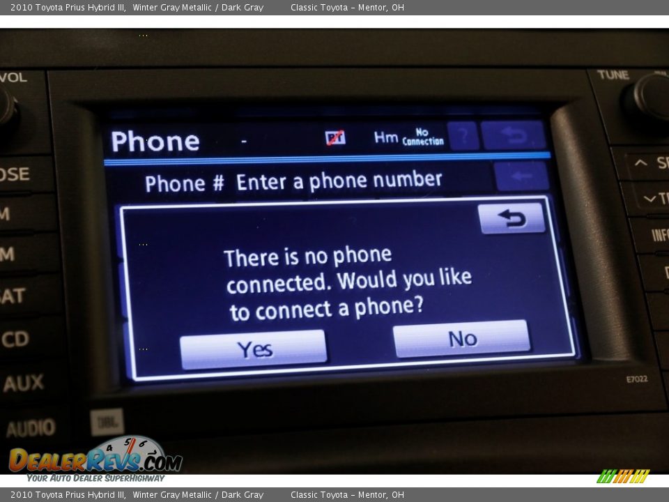 2010 Toyota Prius Hybrid III Winter Gray Metallic / Dark Gray Photo #13