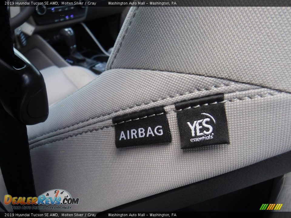 2019 Hyundai Tucson SE AWD Molten Silver / Gray Photo #15