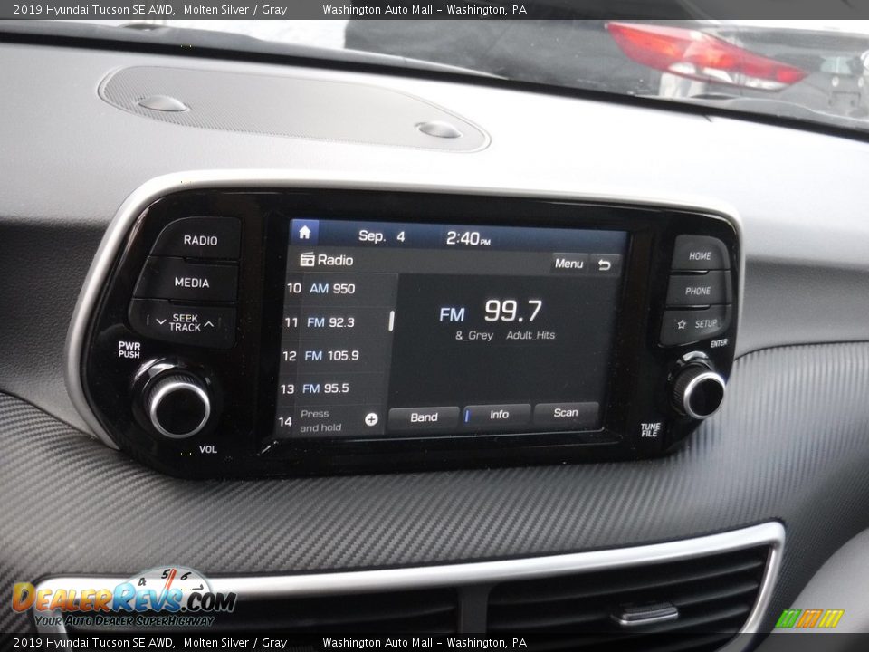 2019 Hyundai Tucson SE AWD Molten Silver / Gray Photo #17