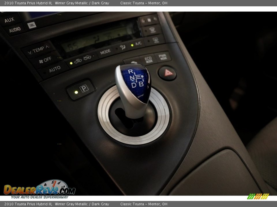 2010 Toyota Prius Hybrid III Winter Gray Metallic / Dark Gray Photo #17
