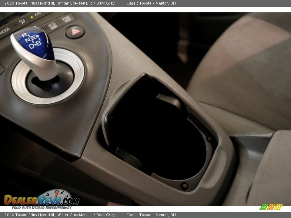 2010 Toyota Prius Hybrid III Winter Gray Metallic / Dark Gray Photo #19