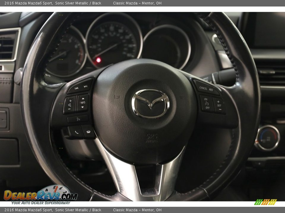2016 Mazda Mazda6 Sport Sonic Silver Metallic / Black Photo #6