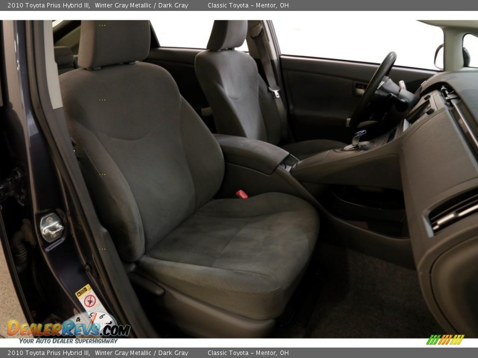 2010 Toyota Prius Hybrid III Winter Gray Metallic / Dark Gray Photo #20