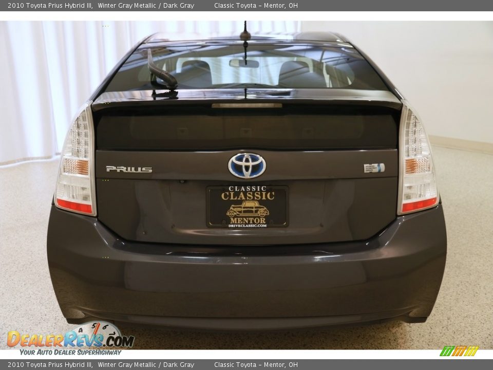 2010 Toyota Prius Hybrid III Winter Gray Metallic / Dark Gray Photo #23
