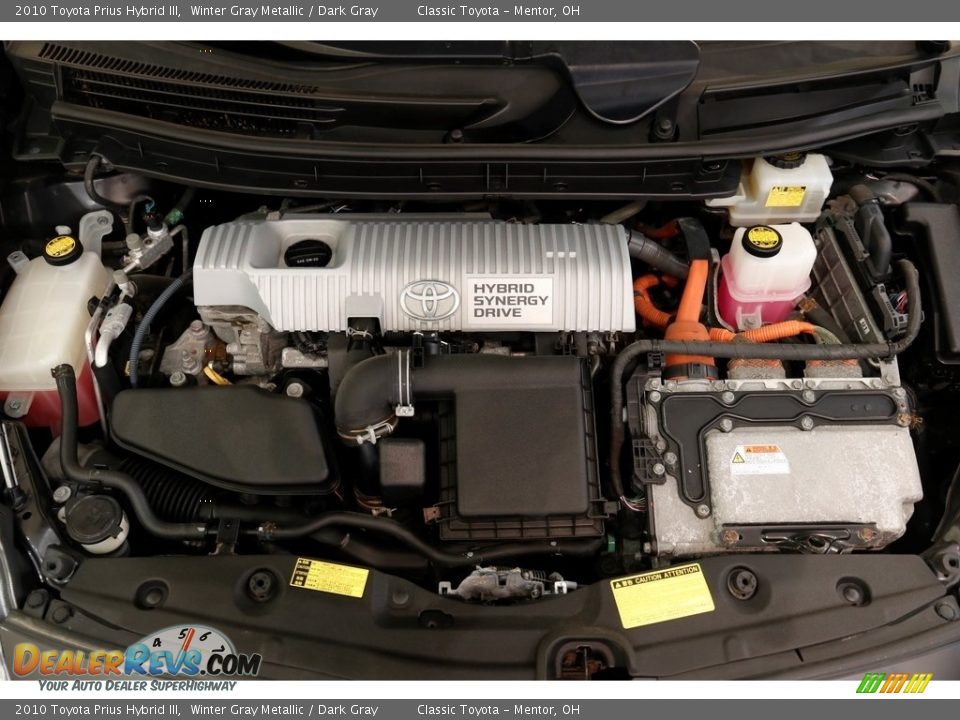 2010 Toyota Prius Hybrid III Winter Gray Metallic / Dark Gray Photo #24