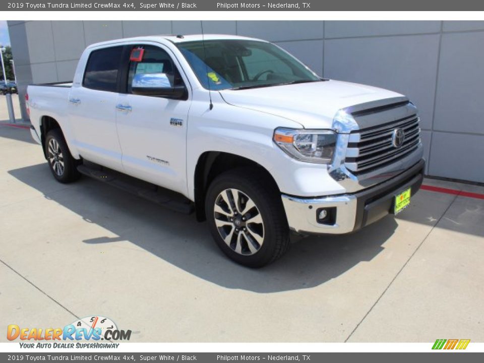 2019 Toyota Tundra Limited CrewMax 4x4 Super White / Black Photo #2