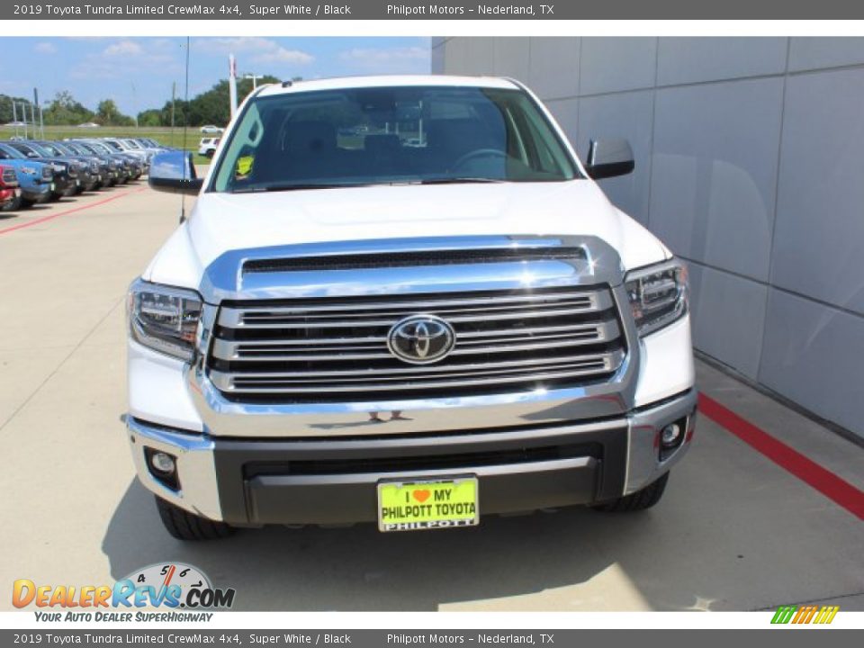 2019 Toyota Tundra Limited CrewMax 4x4 Super White / Black Photo #3