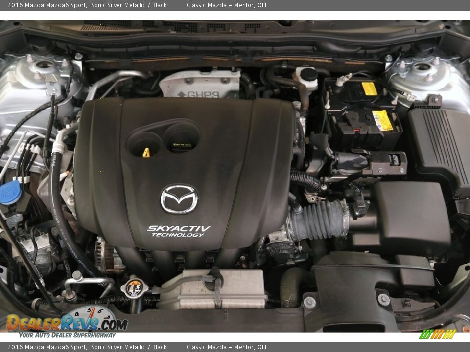 2016 Mazda Mazda6 Sport Sonic Silver Metallic / Black Photo #20