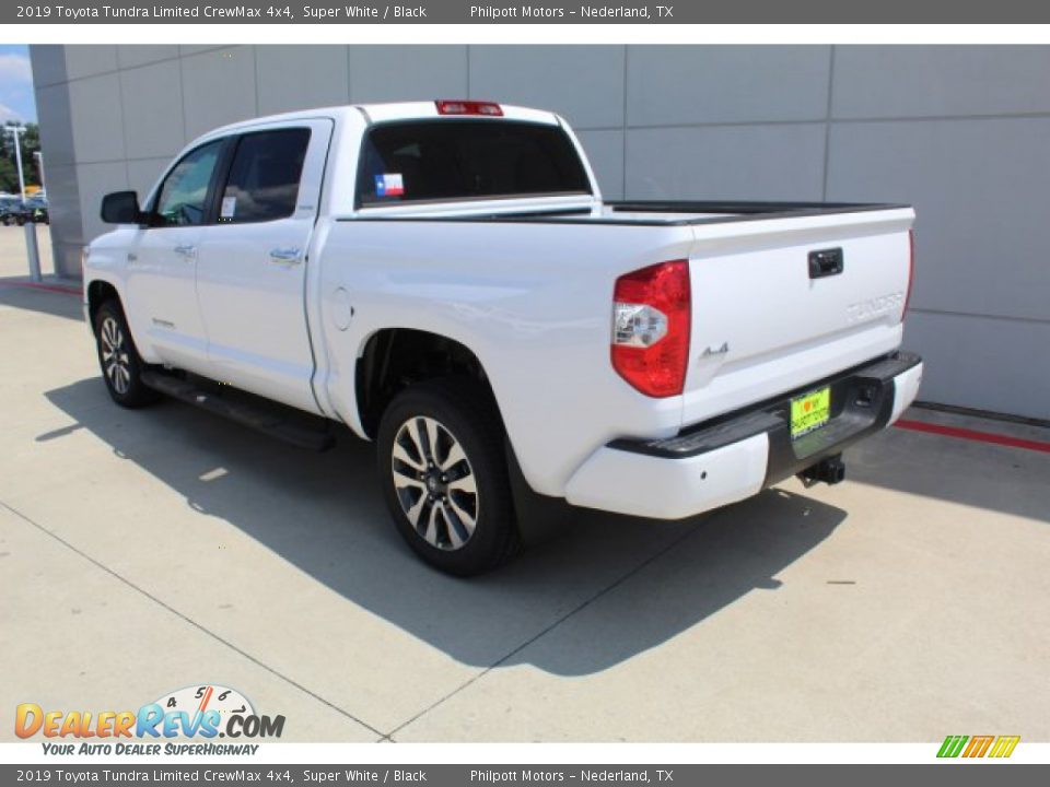 2019 Toyota Tundra Limited CrewMax 4x4 Super White / Black Photo #6