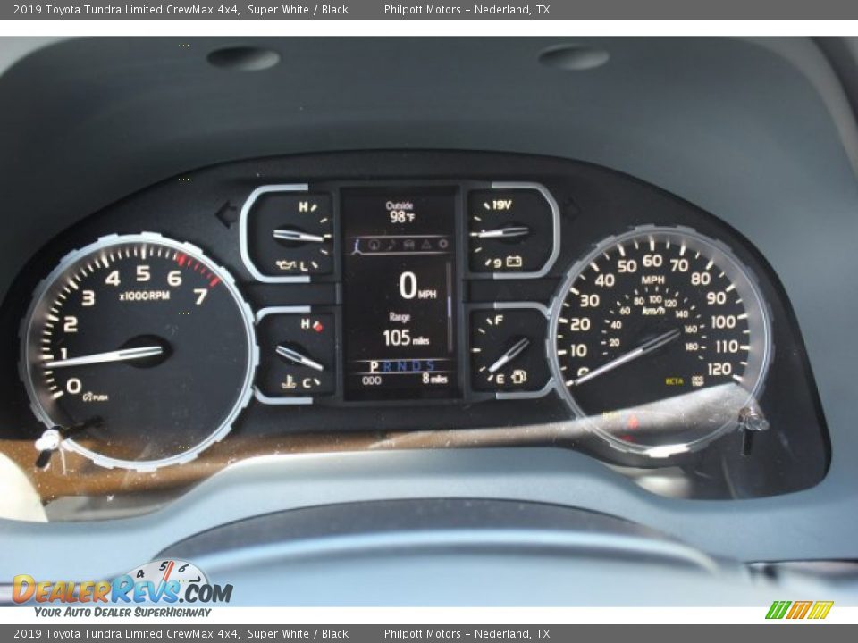 2019 Toyota Tundra Limited CrewMax 4x4 Super White / Black Photo #14