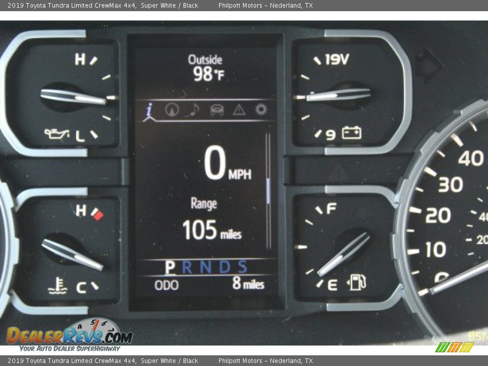 2019 Toyota Tundra Limited CrewMax 4x4 Super White / Black Photo #15