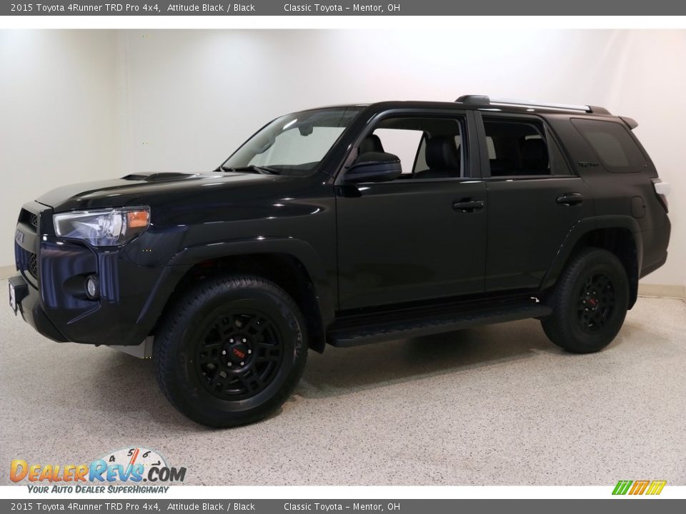 2015 Toyota 4Runner TRD Pro 4x4 Attitude Black / Black Photo #3