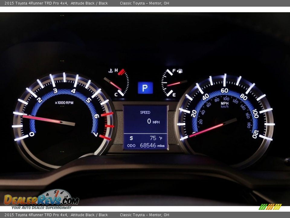 2015 Toyota 4Runner TRD Pro 4x4 Attitude Black / Black Photo #8