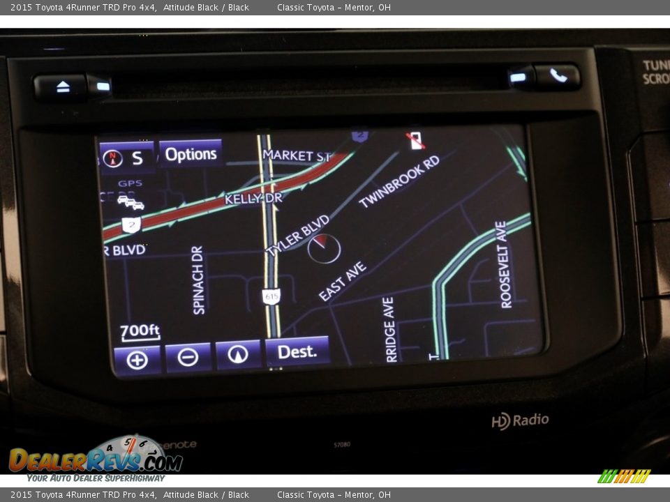 2015 Toyota 4Runner TRD Pro 4x4 Attitude Black / Black Photo #10