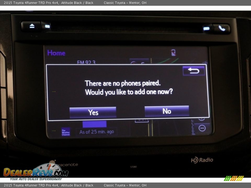 2015 Toyota 4Runner TRD Pro 4x4 Attitude Black / Black Photo #12