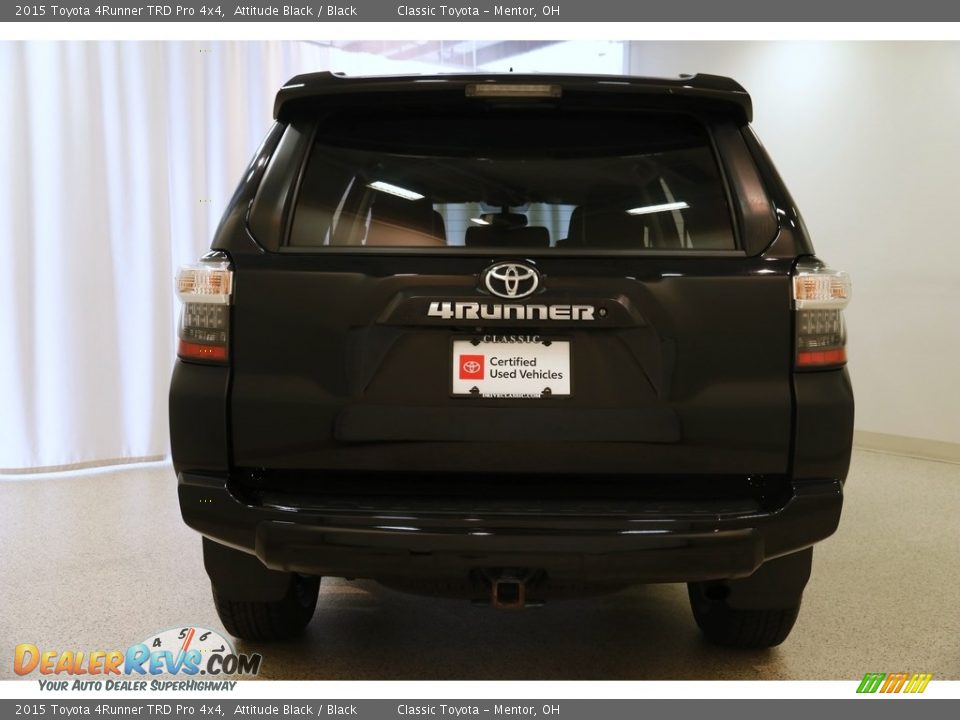2015 Toyota 4Runner TRD Pro 4x4 Attitude Black / Black Photo #19