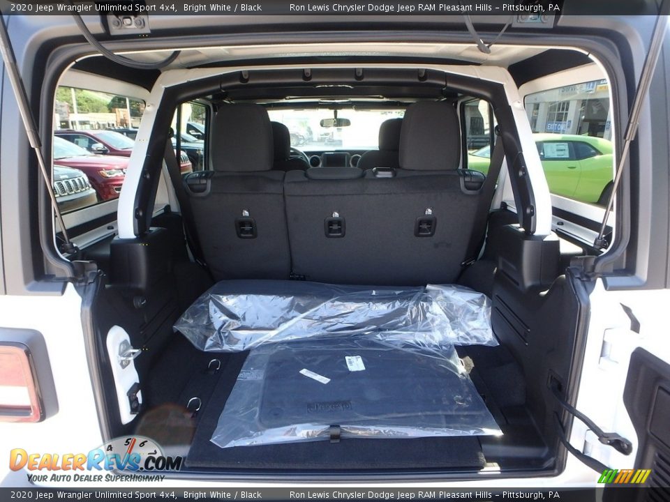 2020 Jeep Wrangler Unlimited Sport 4x4 Bright White / Black Photo #5