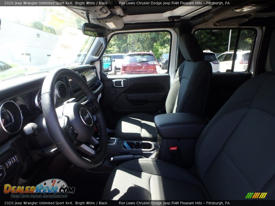 2020 Jeep Wrangler Unlimited Sport 4x4 Bright White / Black Photo #11