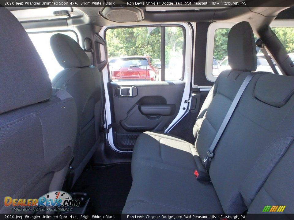 2020 Jeep Wrangler Unlimited Sport 4x4 Bright White / Black Photo #12