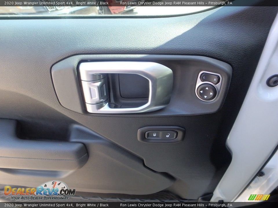 2020 Jeep Wrangler Unlimited Sport 4x4 Bright White / Black Photo #14