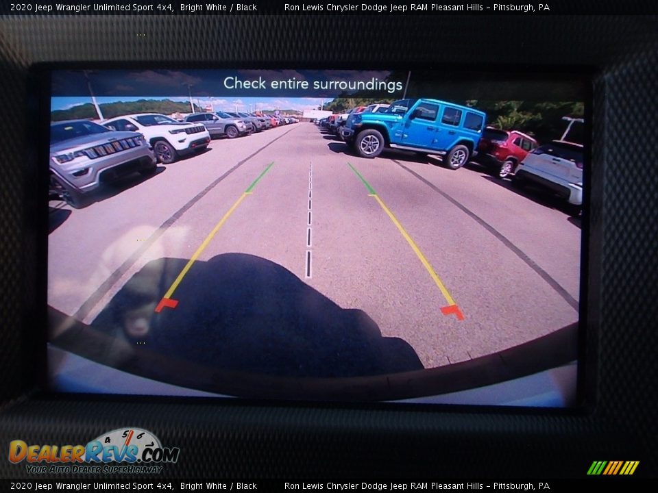 2020 Jeep Wrangler Unlimited Sport 4x4 Bright White / Black Photo #16